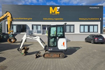 Minikoparka Bobcat E17 rok 2019 + 3 łyżki