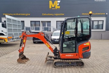 Minikoparka Kubota KX015-4 rok 2022 + łyżka stan bardzo dobry