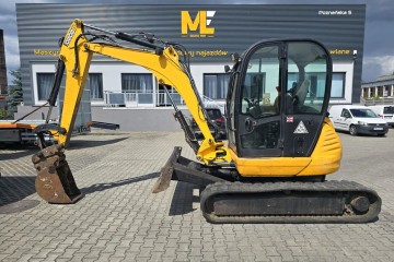 Mini koparka gąsienicowa JCB 8050 + łyżka rok 2015, stan bardzo dobry