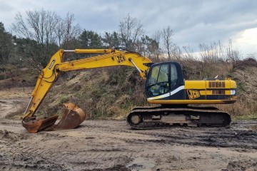 Koparka gąsienicowa JCB JS 220 rocznik 2007 + dwie łyżki, stan bardzo