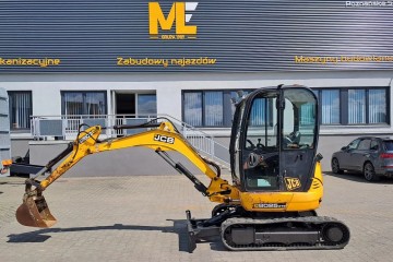 JCB 8025 minikoparka gąsienicowa  rocznik 2017 + łyżka