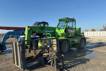 Ładowarka teleskopowa obrotowa Merlo Roto 45.21 MCSS + kosz, hak widły